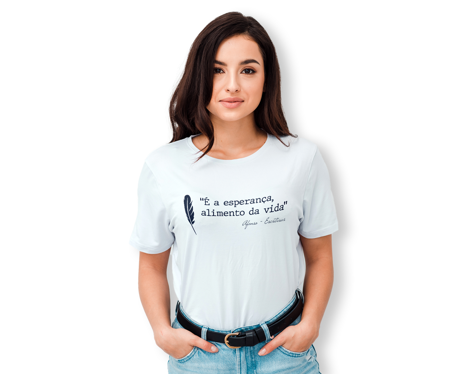 Camiseta Escrituras Esperança Branca